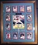 Nolan Ryan - SSCA Autographed 5000K Picture + Matted GOLD Guyana stamps