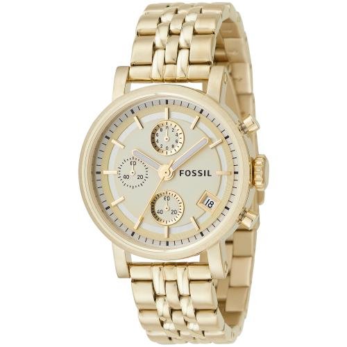 517mcpHrsnL Fossil Unisex Chronograph Gold Tone Watch #ES2197