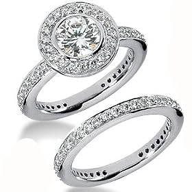 2.00 ctw Diamond Bridal Set Engagement Rings G SI-1 by 47stcloseouts