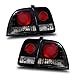 SPPC Taillights Black Assembly Set For Honda Accord - (Pair) Driver Left and Passenger Right Side Replacement