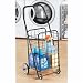 Easy Wheel Mini Shopping &amp; Laundry Cart - White by Narita Trading Company