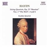 Haydn: String Quartets, Op. 33 Russian, No. 3 The Bird, 4 and 6