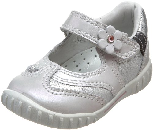 ECCO Mimic Embrace Mary Jane (Toddler),Shadow White/Light Silver,19 EU (4-4.5 M US Toddler)