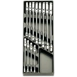 517mieNhnkL. SL160  Beta 2424 T46 12 Piece Swivel End Ratcheting Combination Wrench Set in Thermoformed Tray
