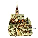 Fiber Optic Church with Music - 18.0