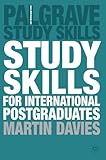 Study skills for international postgraduates