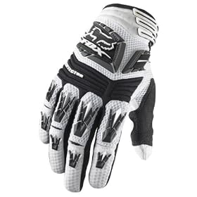 2010 Fox Racing Pawtector Gloves - White - 11 (X-Large)