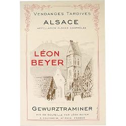 Vendanges Tardives Alsace Gewurtzraminer Leon Beyer French Wine Label Kitchen Towel, French