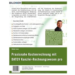 Kostenrechnung mit DATEV Kanzlei Rechnungswesen pro / Mittelstand pro