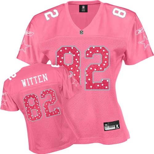Reebok Dallas Cowboys Jason Witten Women's Pink Sweetheart Jersey Medium