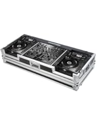Musical Instruments: Marathon Flight Road Case MA-DJMCDJ2000W Coffin Holds 2 x Large Format CD Players: Pioneer Mixer with Low Profile Wheels - Marathon Professional