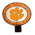 Art Glass Nightlight - Clemson (4.25 x 4.25 x 16.5")