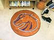 Boise State Univ Basketball 29" Round Floor Mat (Rug) - Boise State Broncos NCAA College Athletics