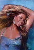 Beyonce Knowles (Blue Dress) Music Poster Print - 11