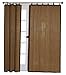 Bamboo BRP074084-11 Bamboo Ring Top Curtain, 40 x 84- Inches, Colonial Brown