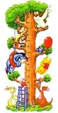 DISNEY WINNIE THE POOH SELF ADHESIVE GROWTH / HEIGHT CHART