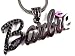 NEW NICKI MINAJ BARBIE Pendant Charm W/Chain Black