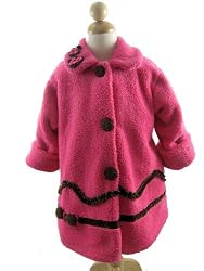 Corky And Company Girls Winter Coat Hot Pink Cuddle Sweet Pea