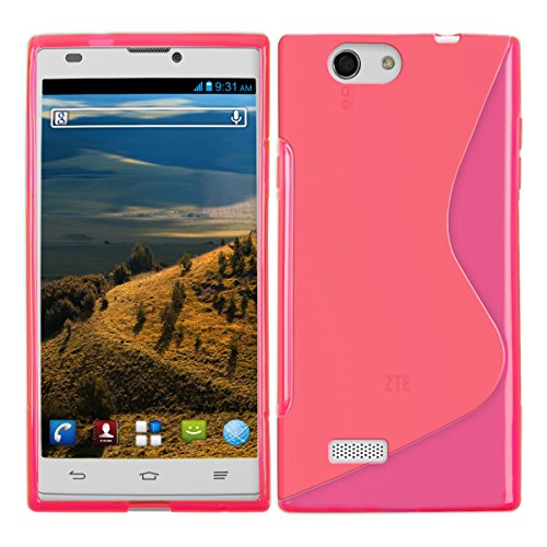 kwmobile TPU SILICONE CASE for ZTE Blade L2 Design S Line dark pink transparent - Stylish designer case made of premium soft TPU