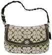 Coach Chelsea Signature Braided Flap Handbag Purse New