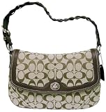 Coach Chelsea Signature Braided Flap Handbag Purse New