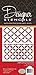 Designer Stencils C2000 Quilting Miniprint Cookie Stencil Set, Beige/semi-transparent