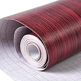 45cmx10m 自己接着 木目の壁紙ステッカー フィルム付箋 ロール ベッドルームヴィンテージ W2001