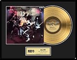 KISS "Alive!" framed gold record