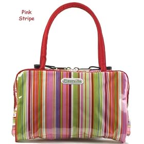 Fleurville Escape Pod in Pink Stripe