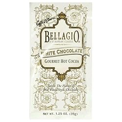 Bellagio White Chocolate Hot Cocoa, 1.25-Ounce Packets (Pack of 25)