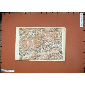 Carte Couleur C1900 Suisse Tamins Elims Vals Platz