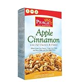 Peace Cereal Apple Cinnamon Low Fat Crisp, 10.5-Ounce Boxes (Pack of 6)