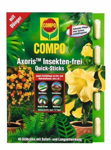 Compo 17578 Axoris Insekten-frei Quick-Sticks 40 St&auml;bchen