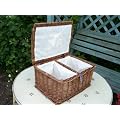 WICKER SEWING BASKET STORAGE JEWELLERY BOX BEAUTIFUL ITEM