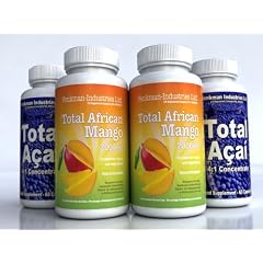 African Mango 4000mg - 60 Tage-Vorrat - Neues SuperSupplement + Acai Beere 2000mg
