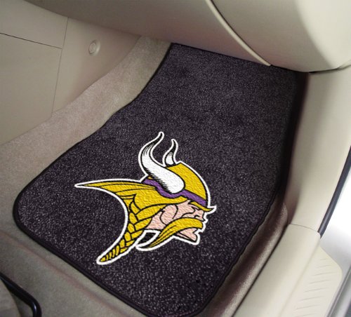 Fanmats NFL 2 - Pc. Carpet Car Mat Set, MINNESOTA VIKINGS