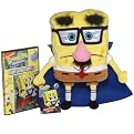 SpongeBob SquarePants Plush with DVD - CapeBob SquareGlasses
