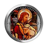 IMAGE OF Modern Wall Clock Jesus Christ with Lamb