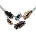 Arts and Crafts Ladies' Necklace in White Silver Coated Metal with Glass, form Fantasy, line Second 