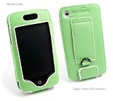 Apple iPhone Designio Leather Sleeve (Wasabi Green (open screen))