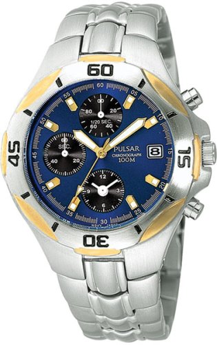 Men's Pulsar Chronograph Watch, Pulsar Watches, Mens Watches,Mens Pulsar Watches
