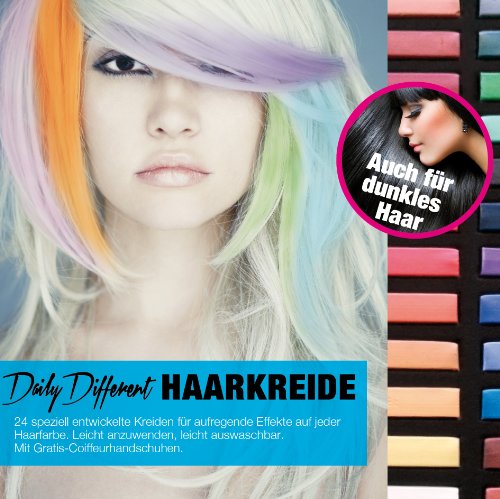 stueck xxl farben zum einfaerben v dailydifferent haarkreide 24 farben ...  width=