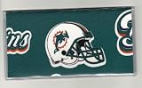 Checkbook Cover NFL Miami Dolphins Helmet