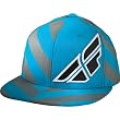 Fly Racing Fat Stripe Men's Flexfit Fashion Hat - Blue/Grey