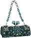 Mary Frances Accessories Teal Time Evening Bag