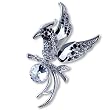 Eagle Clear Crystal Brooches And Pins