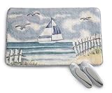 Lighthouse Decor Sea Bath Mat Rug by Winston Brands
