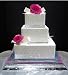 Crystal Cake Ribbon Rhinestone Banding Wedding Cake, 3 Rows,4 Yards
