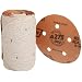 Norton A275 No-Fil Adalox Vacuum Abrasive Disc, 5 Vacuum Holes, Paper Backing, Adhesive Backed, Aluminium Oxide, 5" Diameter