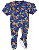 Carter's Watch the Wear - Infant Boys Footed Dinosaur Blanket Sleeper, Navy (Size 24Months)